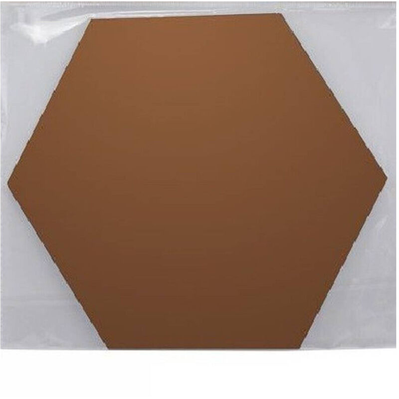 foto del prodotto trade shop traesio 2 pz specchio adesivo esagonale adesiva murale arredamento casa 21x18x10cm 70876 