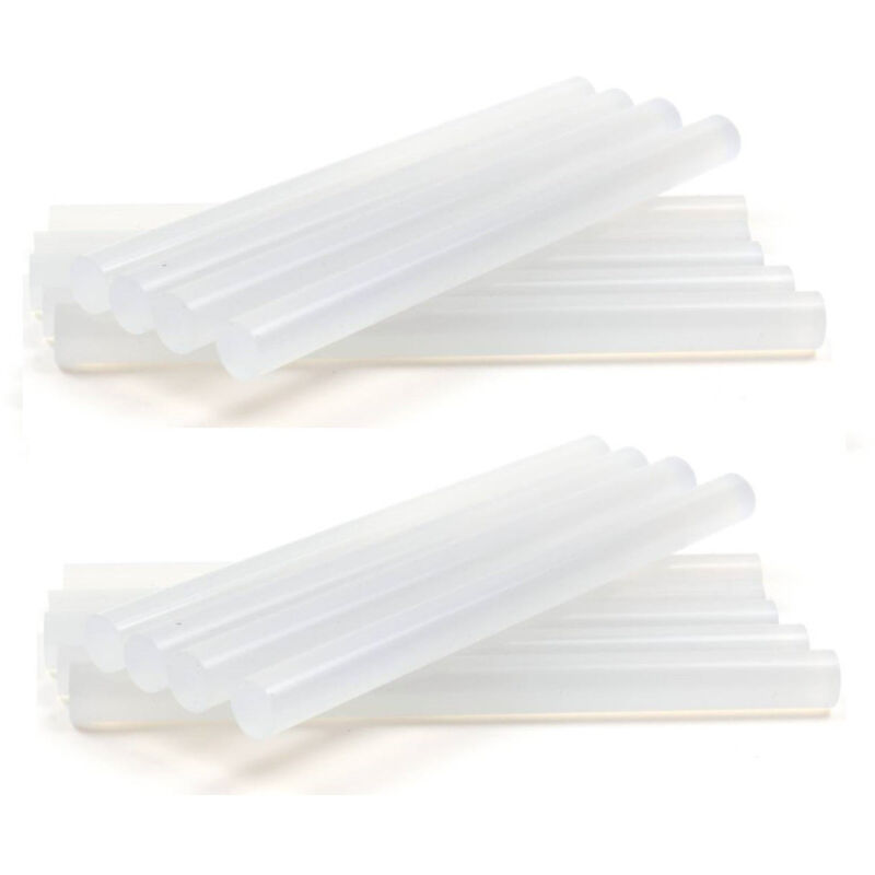 foto del prodotto trade shop traesio 24pz colla a caldo ricarica bastoncini stick 7mm fusione pistola termocollante 