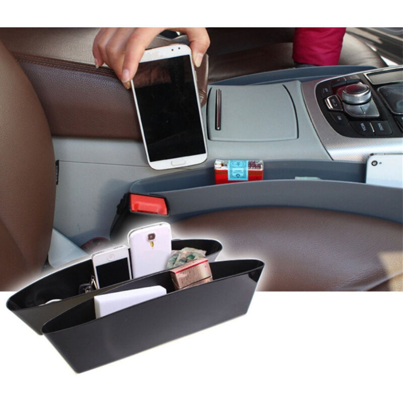foto del prodotto trade shop traesio 2x contenitore organizer portaoggetti laterale per sedili svuota tasche da auto 
