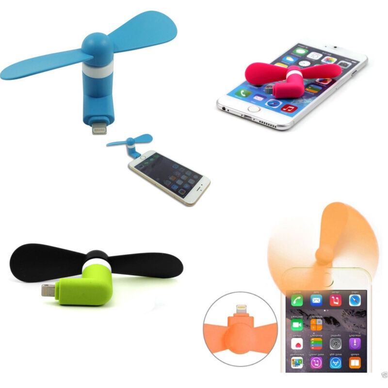 foto del prodotto trade shop traesio 2x ventilatore mini fan portatile usb per pc notebook cellulare smartphone 