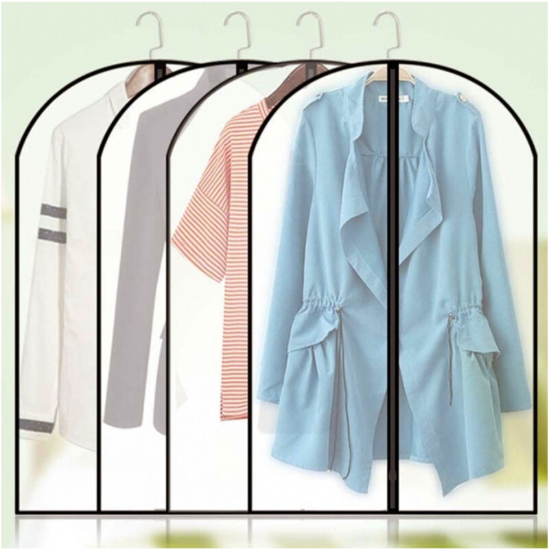 foto del prodotto trade shop traesio 3 pezzi copri abito custodia con zip cerniera camicia copriabito cappotto 60x90 