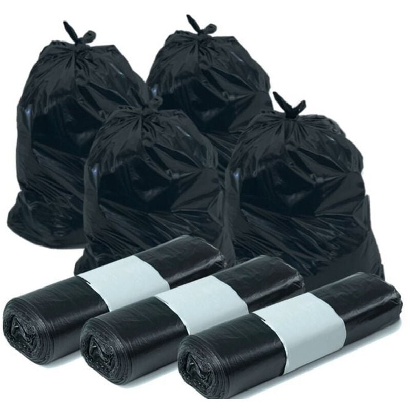 foto del prodotto trade shop traesio 30 sacchi sacchetti buste per immondizia resistenti ecologici rifiuti pattume 