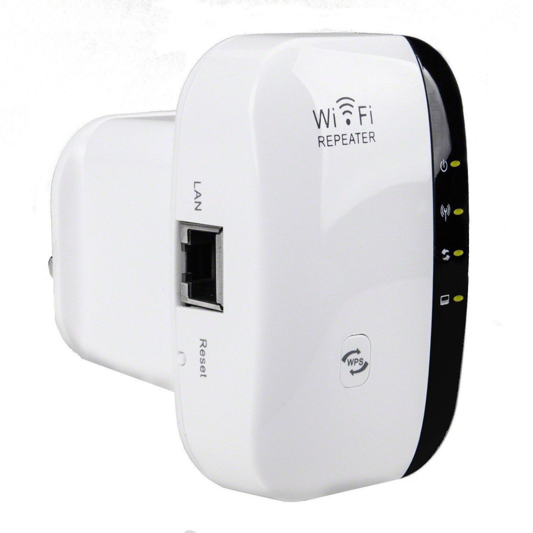 foto del prodotto trade shop traesio 300mbps wireless n 802.11 ripetitore wifi gamma booster extender ponte ap 