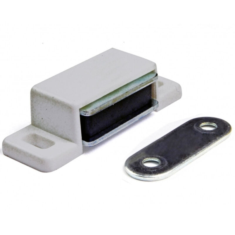 foto del prodotto trade shop traesio 4pz chiusura a calamita magnete blocco ante porta mobili casa con viti fissaggio 