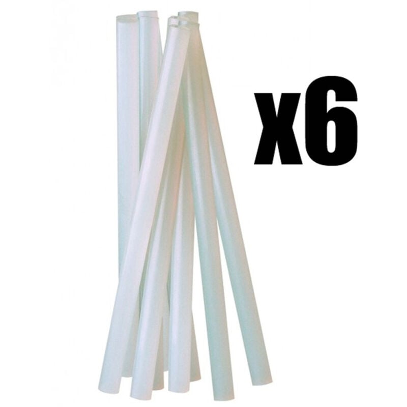 foto del prodotto trade shop traesio 6 x colla a caldo bastoncini stick 20 cm multiuso pistola termocollante 