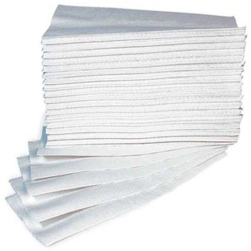 foto del prodotto trade shop traesio 60pz asciugamani in carta a secco monouso ripiegati singoli 40x70cm usa getta 