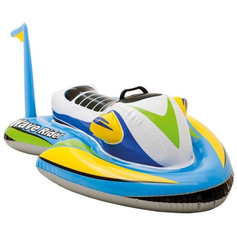 foto del prodotto trade shop traesio acquascooter cavalcabile gioco gonfiabile bambini 117 x 77 cm mare piscina 