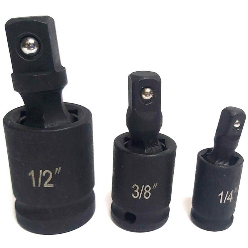 foto del prodotto trade shop traesio adattatore chiave bussola cricchetto set 3pz riduttori 1 2 1 4 3 8 snodo sferico 