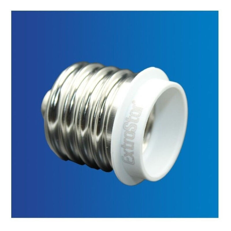 foto del prodotto trade shop traesio adattatore convertitore da e40 a e27 per lampade led faretti soket e40 27 