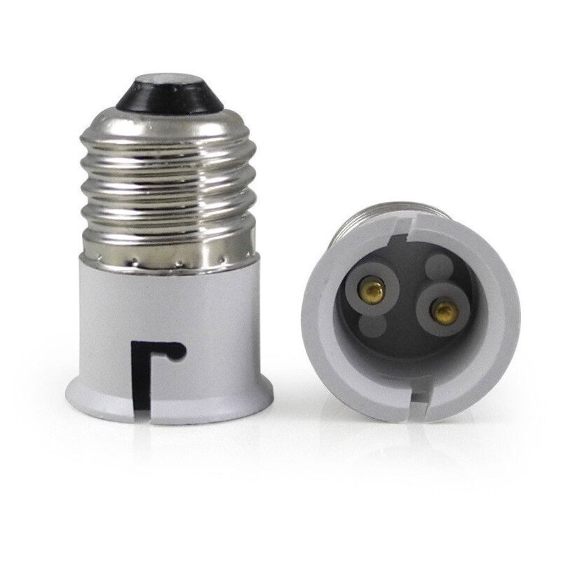 foto del prodotto trade shop traesio adattatore portalampade porta lampada attacco e27 e14 da e14 a e27 gu10 b22 da e27 a b22 