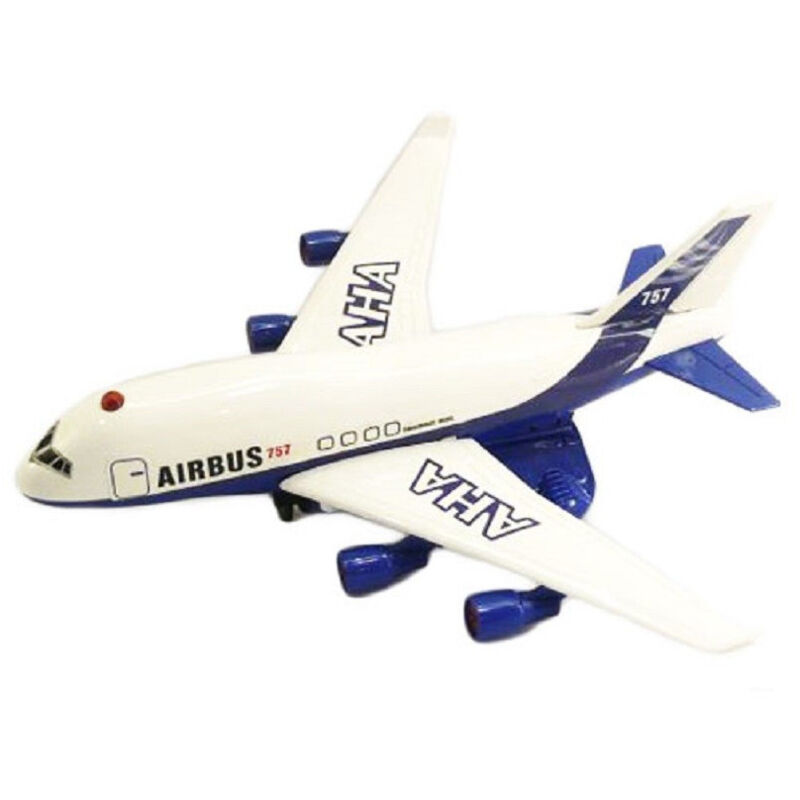 foto del prodotto trade shop traesio aereo airbus 767 rotelline di movimento e con effetti luminosi 