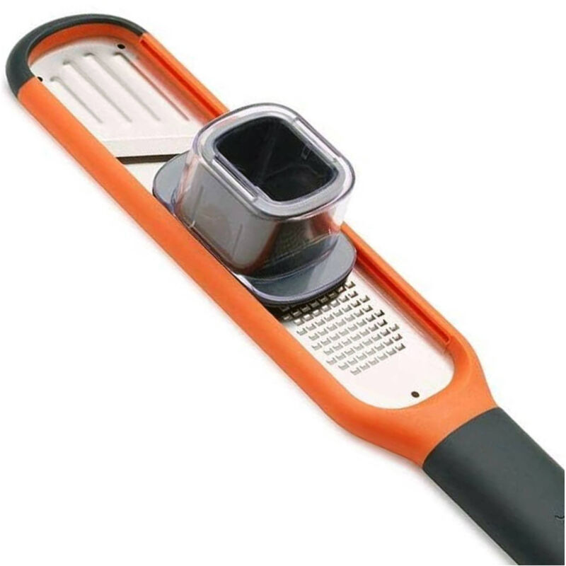 foto del prodotto trade shop traesio affettatrice manuale affetta taglia verdure grattugia julienne regolabile 2 in 1 