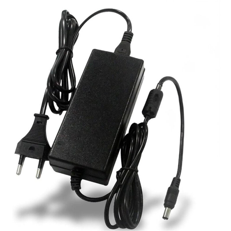 foto del prodotto trade shop traesio alimentatore 12v 78w 6,5a con jack 2.1 ip44 plug play spina a 2 poli input 220v 
