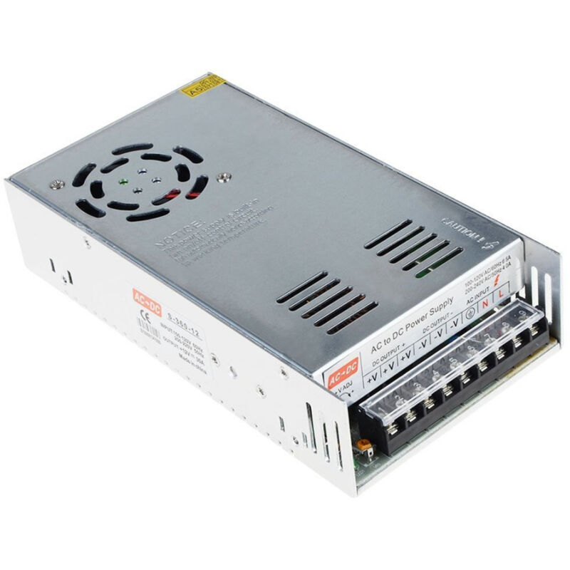 foto del prodotto trade shop traesio alimentatore 30a 12v striscia led trasformatore 30 ampere stabilizzato 220v 360w 