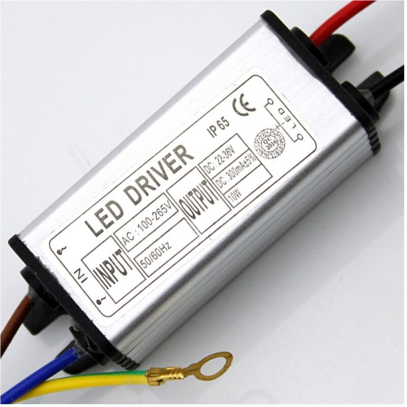 foto del prodotto trade shop traesio alimentatore driver 220v da 10w 20w 30w 50w 80w 100w stabilizzato fari a led 10 watt