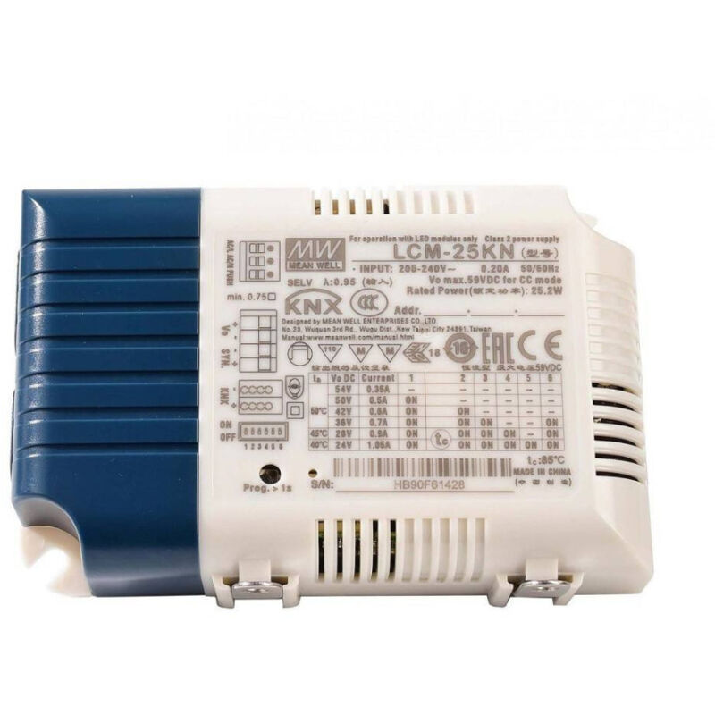foto del prodotto trade shop traesio alimentatore led driver max 25w multi corrente dimmerabile lampade faretti 230v 