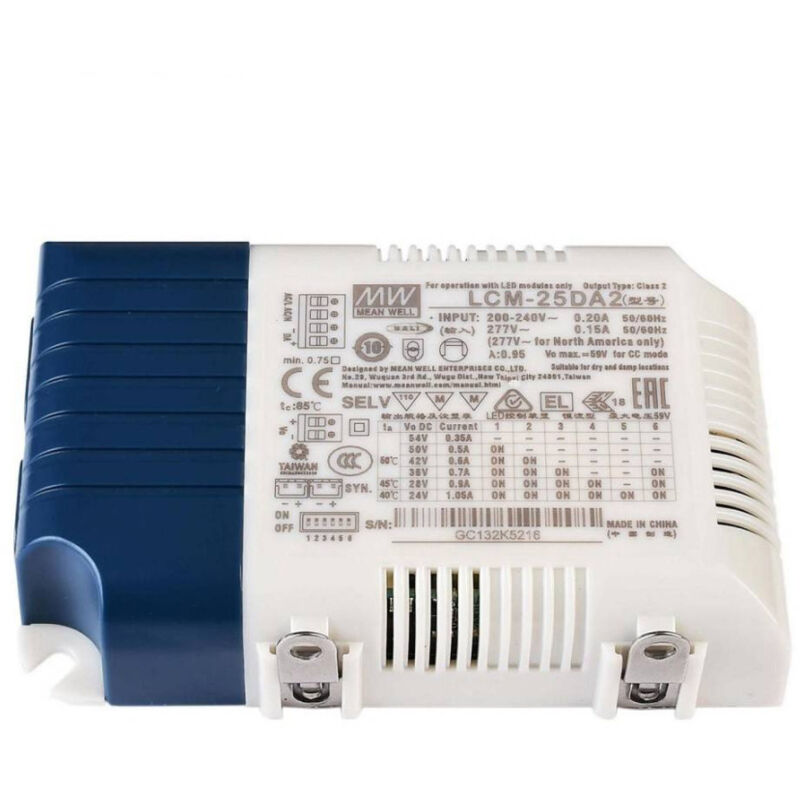 foto del prodotto trade shop traesio alimentatore max 25 w multi corrente led driver dimmerabile lampade faretti push 