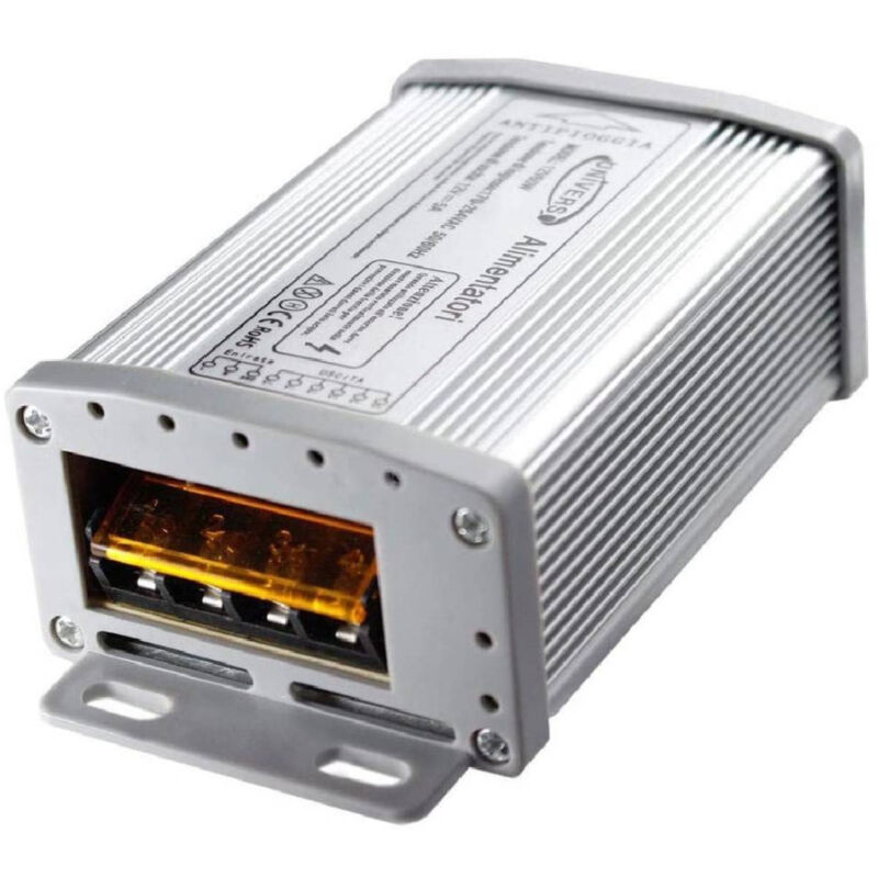 foto del prodotto trade shop traesio alimentatore stabilizzato 12v 5a 60 w trasformatore telecamere strip led ss 60 
