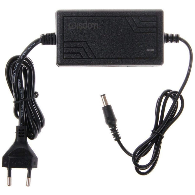 foto del prodotto trade shop traesio alimentatore trasformatore ac adaptor output 12v 500ma 5a input 220 240v 50 60hz 