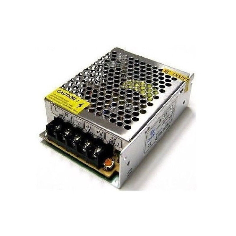 foto del prodotto trade shop traesio alimentatore trasformatore stabilizzato switch trimmer 220v 12v 3,2 a ampere 