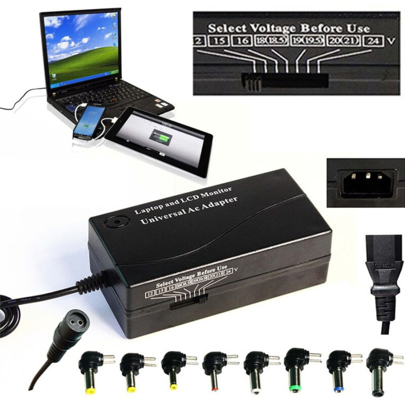 foto del prodotto trade shop traesio alimentatore universale 70 watt notebook casa universale notebook caricabatteria 