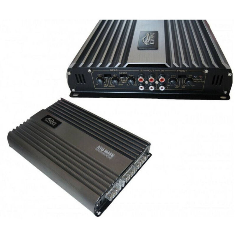 foto del prodotto trade shop traesio amplificatore auto stereo audio 4 canali 6800 w 4ohm fino 160 w rms 12v ctc m668 