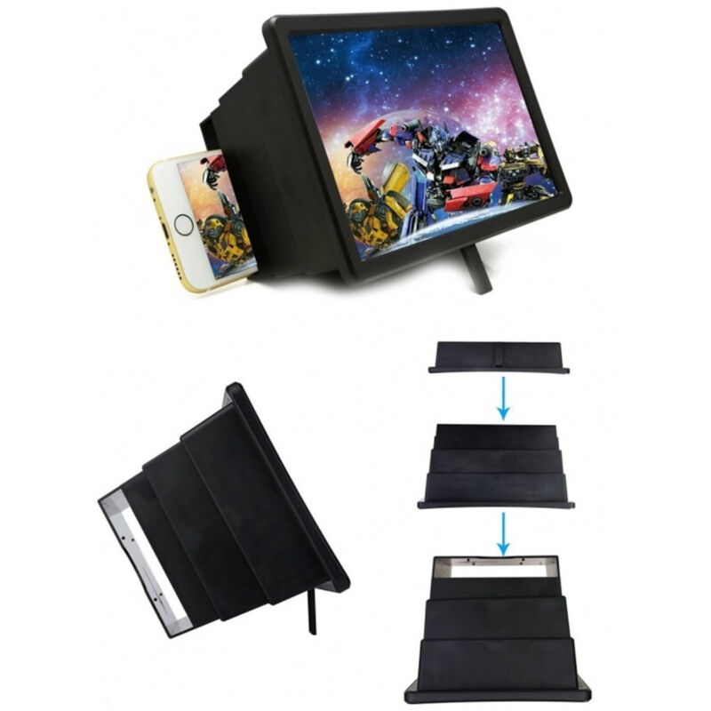 foto del prodotto trade shop traesio amplificatore video box 12 ingrandimento portatile pieghevole smartphone 