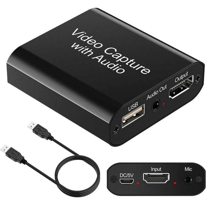 foto del prodotto trade shop traesio andowl dispositivo acquisizione video audio registratore q hd485 hdtv 4k usb computer 