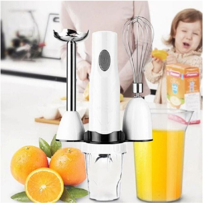 foto del prodotto trade shop traesio andowl frullatore ad immersione 4 in 1 150 w integratore alimentare per bambini q b1 