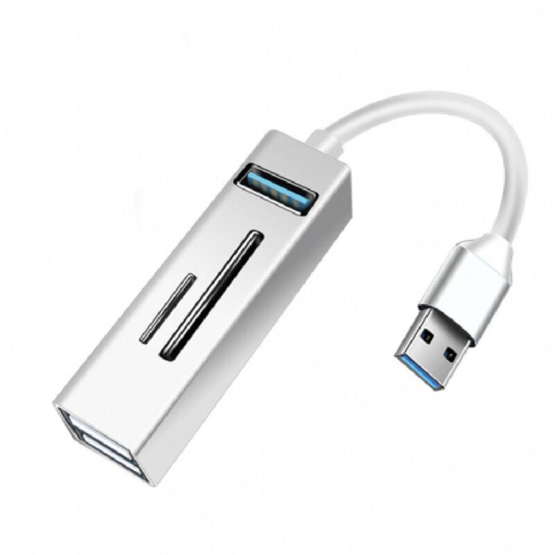 foto del prodotto trade shop traesio andowl hub usb 3.0 5 in 1 lettore di memorie pendrive usb computer pc notebook q hu803 