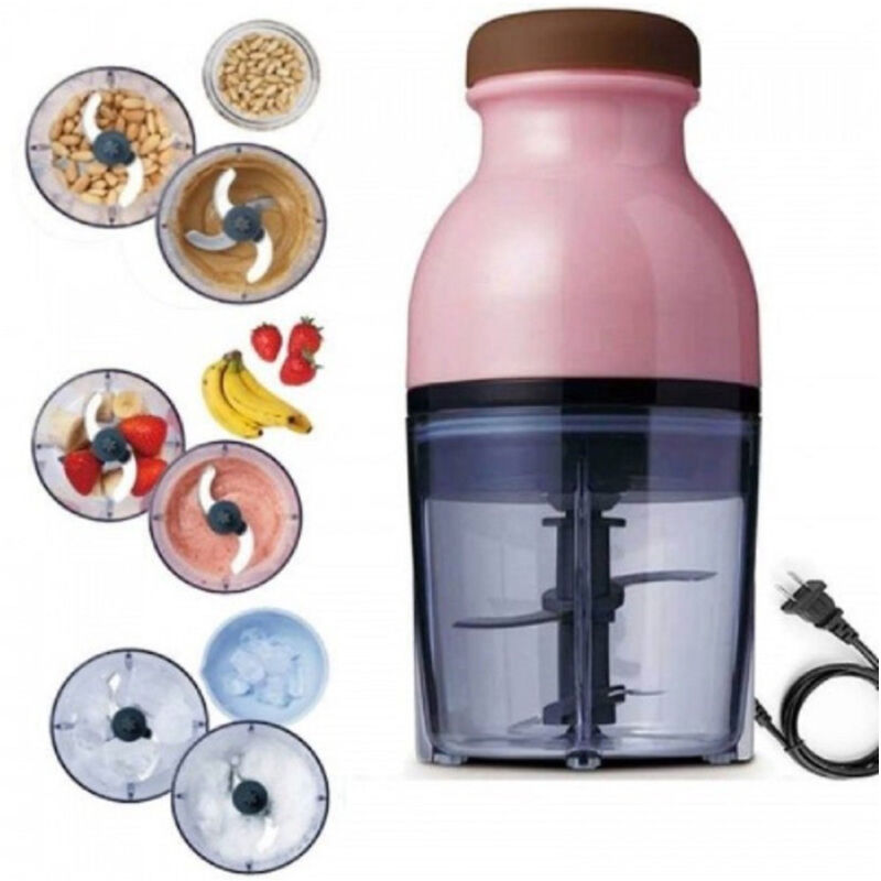 foto del prodotto trade shop traesio andowl multi cutter tritatutto multifunzionale 200 watt con contenitore da 300 ml q t37 