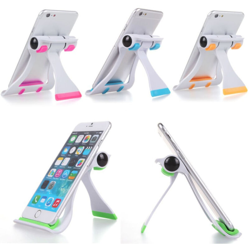 foto del prodotto trade shop traesio andowl porta telefono tablet stand da scrivania antiscivolo rotazione di 150 q t95 