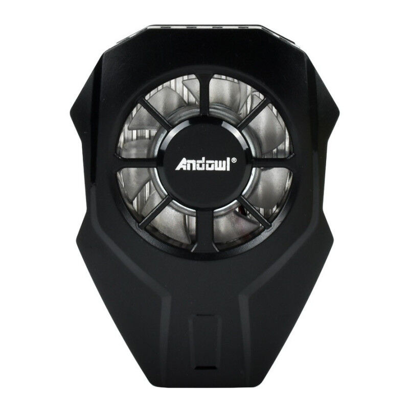 foto del prodotto trade shop traesio andowl radiatore di raffreddamento ventilatore usb led rgb ventola smartphone q cl10 