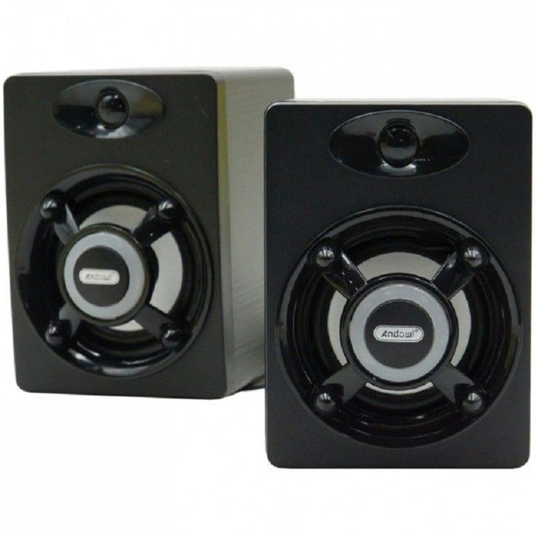 foto del prodotto trade shop traesio andowl set di altoparlanti per computer pc q yx31 speaker alimentazione usb canali 2.0 