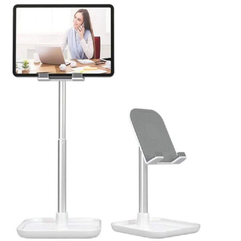 foto del prodotto trade shop traesio andowl supporto regolabile fino a 21 per tablet ipad ufficio girevole a 360 q zj201 