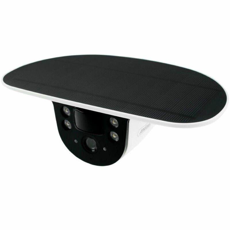 foto del prodotto trade shop traesio andowl telecamera di sorveglianza ip wireless per esterni ad energia solare wifi q s705 