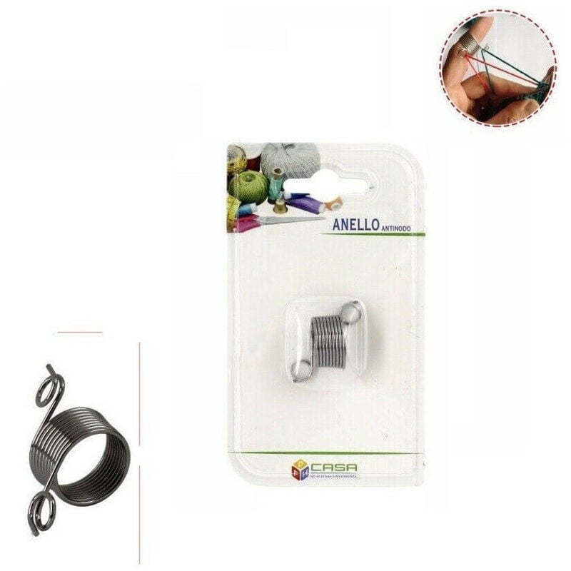 foto del prodotto trade shop traesio anello antinodo metallo cucito cucire sarto sartoria accessorio 