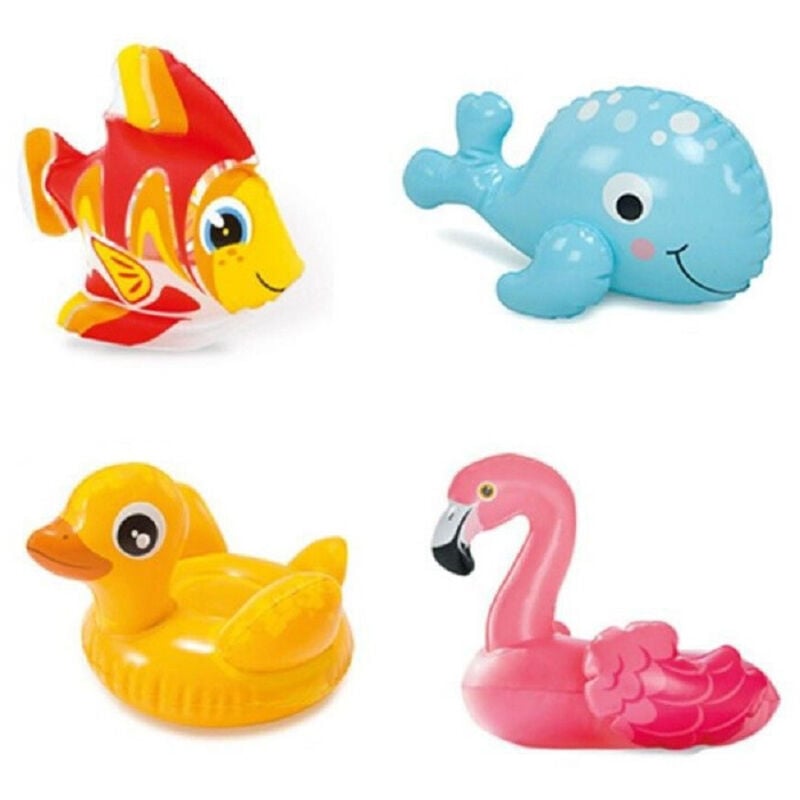 foto del prodotto trade shop traesio animaletti gonfiabili animali assortiti in vinile giochi bambini 2 anni 58590 