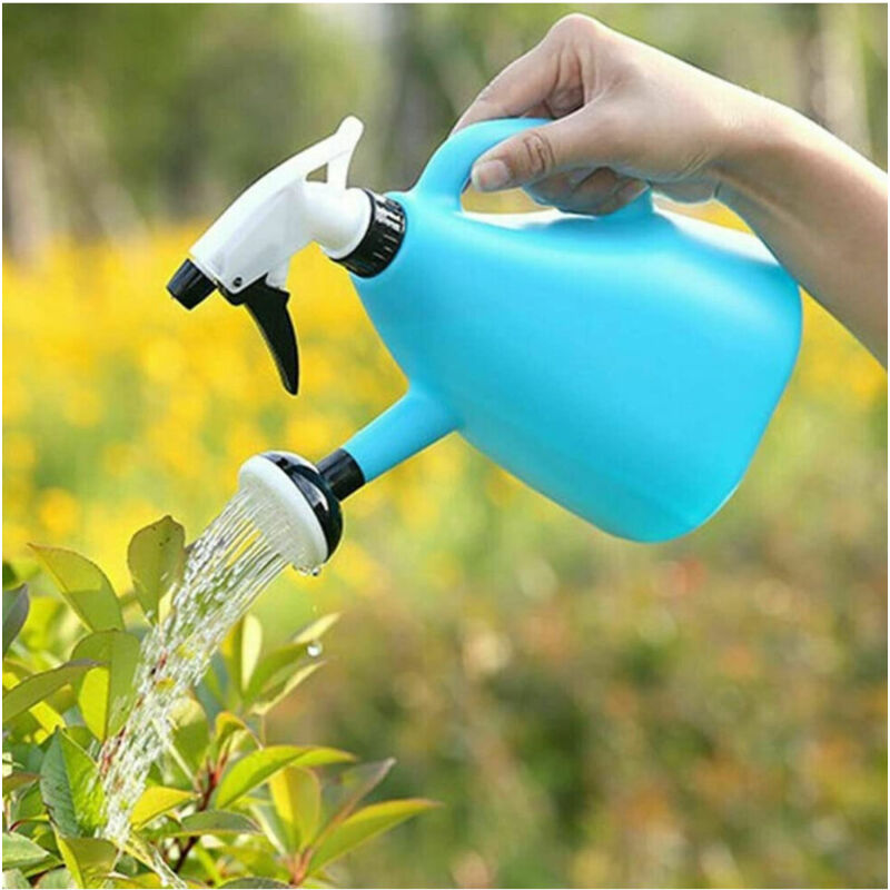foto del prodotto trade shop traesio annaffiatoio innaffiatoio 2 in 1 spray pressione regolabile bottiglia 1.5l 19x25 