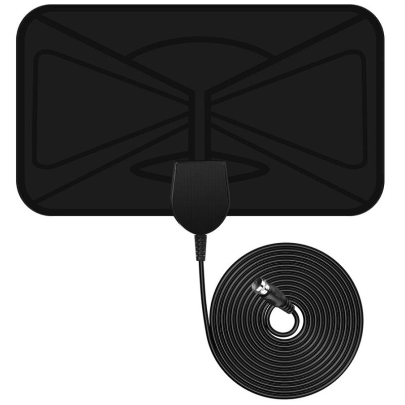 foto del prodotto trade shop traesio antenna tv televisione digitale terrestre dvb t interno dtt cavo 2m hdtv 
