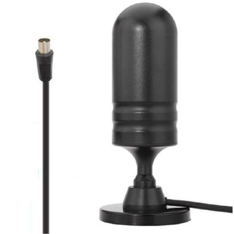 foto del prodotto trade shop traesio antenna tv terrestre dvb t interno esterno amplificata 36 dbi per auto camper 