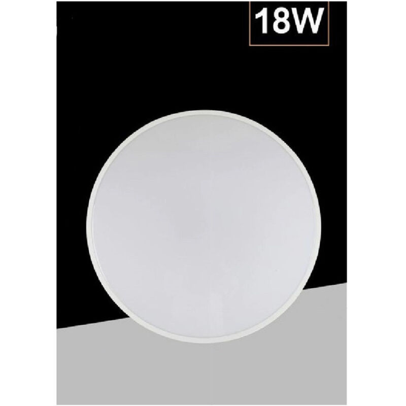 foto del prodotto trade shop traesio applique da muro parete led rotondo 18w ip44 tre temperature di luce es pn300 3c 