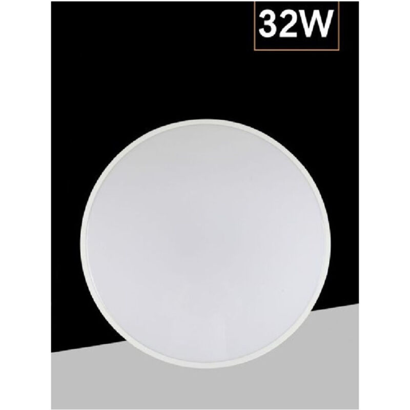 foto del prodotto trade shop traesio applique da muro parete led rotondo 32 w ip44 3 temperature di luce es pn380 3c 