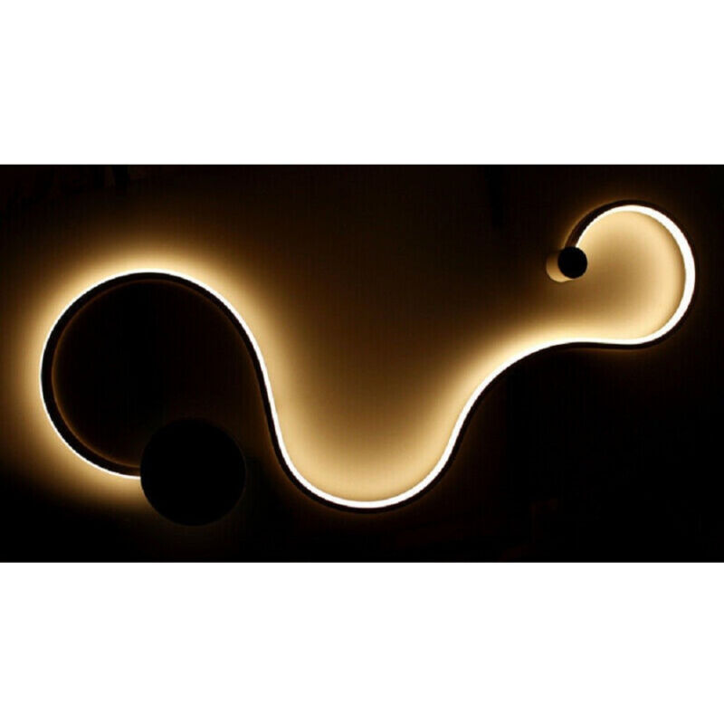 foto del prodotto trade shop traesio applique da parete 20w moderno luce 3000k 6500k 4000k lampada per interni e12 bianco caldo 