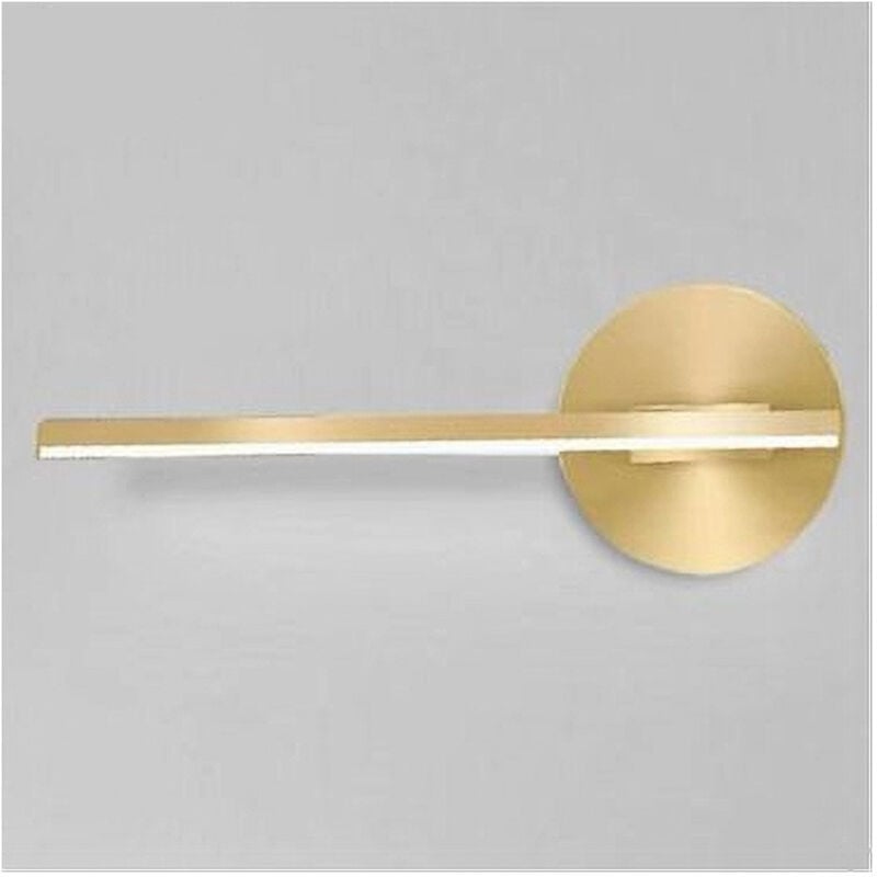foto del prodotto trade shop traesio applique da parete led 13 watt lineare orientabile oro lampada luce fredda 50391 