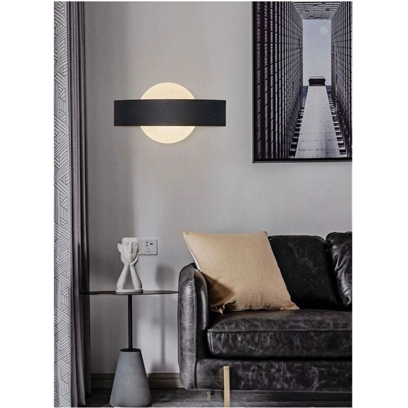 foto del prodotto trade shop traesio applique da parete led 8 w doppia emissione luce tre colorazioni di luce e17 n3c 