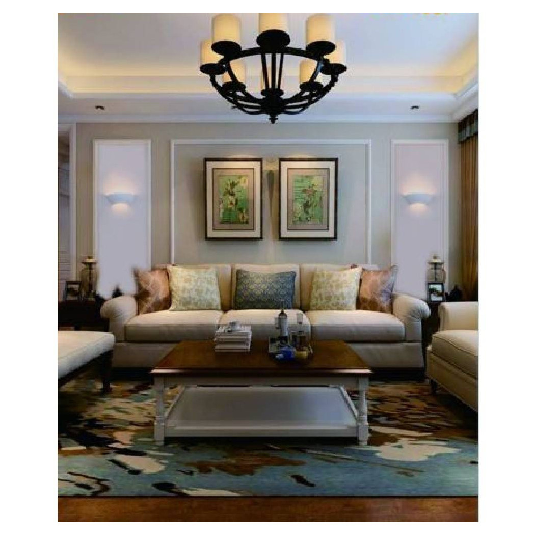 foto del prodotto trade shop traesio applique in gesso da parete doppia emissione luce lampada attacco 1xr7s gs e72 