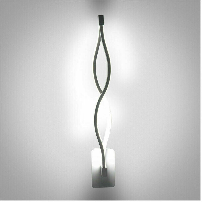 foto del prodotto trade shop traesio - applique led da parete 9watt luce fredda 6500k calda 3000k naturale 4000k e16 - -bianco freddo -