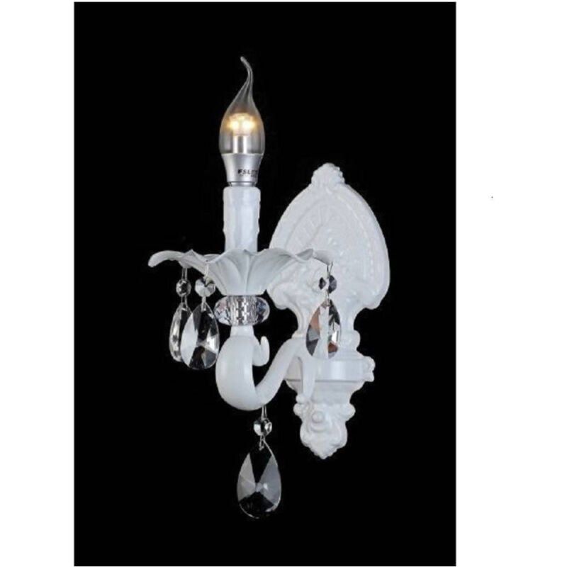 foto del prodotto trade shop traesio applique parete a candelabro stile vintage attacco e14 lampada muro retro e43 1 