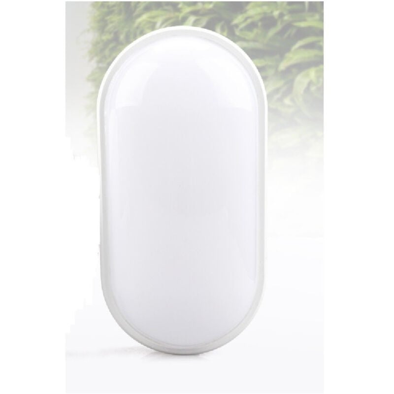 foto del prodotto trade shop traesio applique plafoniera led lampada ovale tartaruga esterno interno a parete 15w 